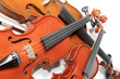 three violins