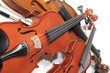 three violins