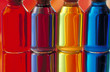 colored bottles