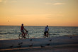 riding bikes