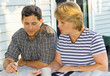 couple doing bible study