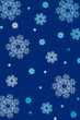 snowflakes blue background christmas