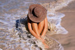 beach woman
