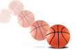 bouncing basketball