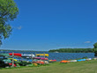 rainbow of  boats