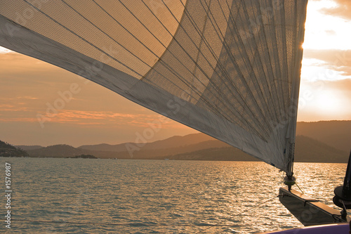 Photo: sailing sunset sailing sunset