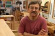 woodworker in his shop woodworker in his shop