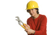 woman with tools