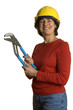 woman with tools