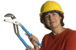 woman with tools