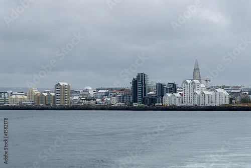 reykjavik view from the sea reykjavik view from the sea