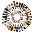 wine bottles vortex
