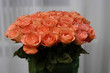 roses in vase