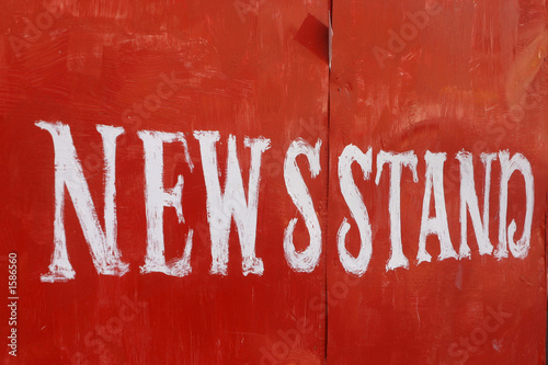 Photo: news stand news stand