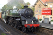 steam train at grosmont station steam train at grosmont station