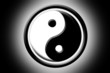 ying yang fond noir