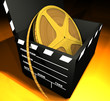 film roll and clapboard box