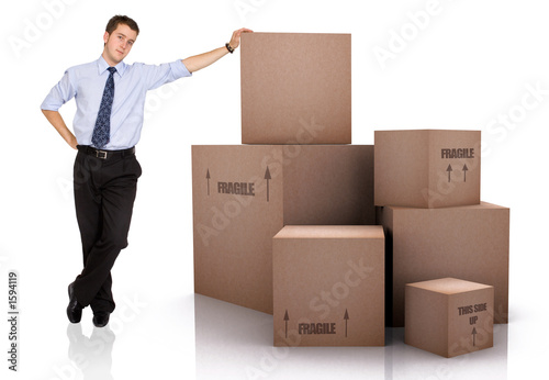 Photo : business moving business moving