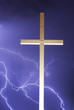 lightning and the cross vertical