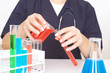 at the laboratory