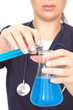 at the laboratory