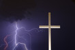 lightning and the cross