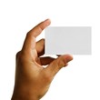 Blank visiting card