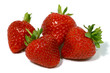 four strawberries