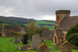 hdr image of english church and fields. hdr image of english church and fields.