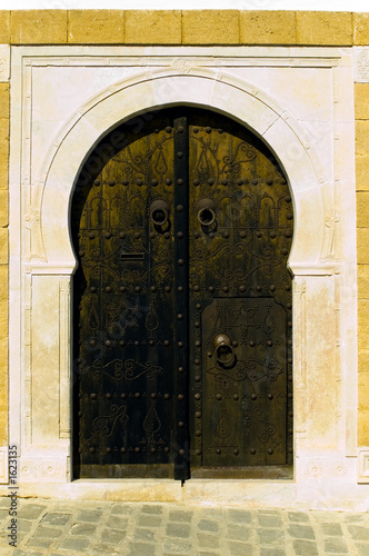 brown arabian door