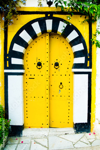 yellow arabian door
