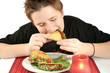 canvas print picture eating tacos
