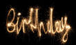 birthday sparkler