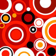 colored retro circle