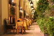 peaceful restaurant