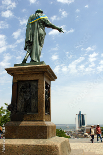 odessa, ukraine, monument dyuk rishelie