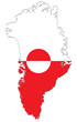 carte drapeau du groenland carte drapeau du groenland