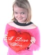 girl with heart