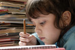 girl writing