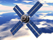 3d space satellite