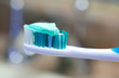 brush with paste