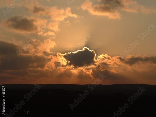 Photo: sun burst cloud sun burst cloud