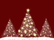 xmas3treescribble