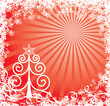 christmas background with a snowflakes