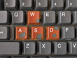 buttons wasd with burning edges