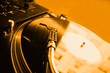 platine dj orange