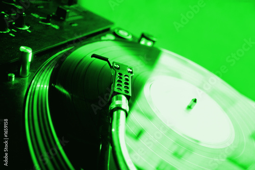 platine dj verte