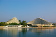ship-like grand hotels on a shore