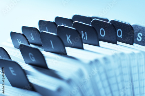 alphabetic organizer