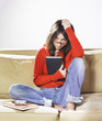 femme et livre